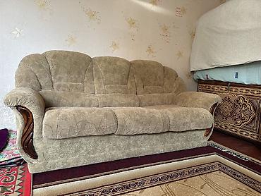 sofa: Прямой диван, Б/у — 3