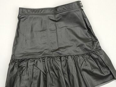 czarne spódnice midi z rozcięciem: Spódnica, H&M, L, stan - Idealny