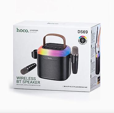 ipod mp3: Караоке колонка HOCO DS69 Vessel RGB с 2 микрофонами / Bluetooth — 7