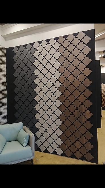 3D panellər: Dekorativ 3D divar panelləri – təbii taxta teksturası ilə Məhsul — 11