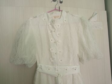 белые длинные платья: Повседневное платье, Лето, Длинная модель, 3XL (EU 46)