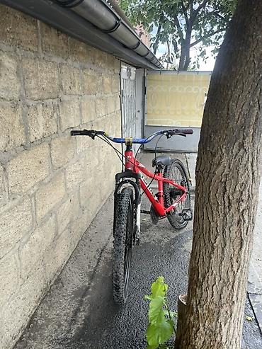 velosiped 20 lük: Qırmızı rəngli dağ velosipedi - Gücləndirilmiş alüminium tipli — 3