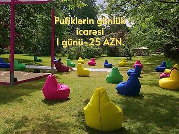 puf satış: Yeni, Pufik-kreslo, Parça, Kredit yoxdur, Şəhərdaxili pulsuz çatdırılma — 1