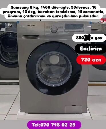 Paltaryuyan maşınlar: Paltaryuyan Anbardan satiş.Qimətlər aşagida qeyd olunub.Ünvana — 116