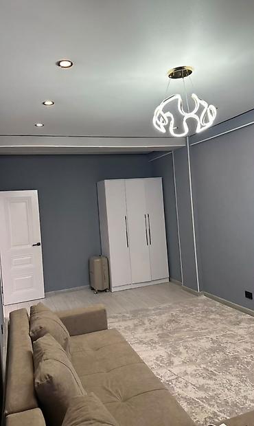 mega hous: 1 комната, 47 м², Кок-Жар мкр Элитка, 9 этаж, Евроремонт — 5