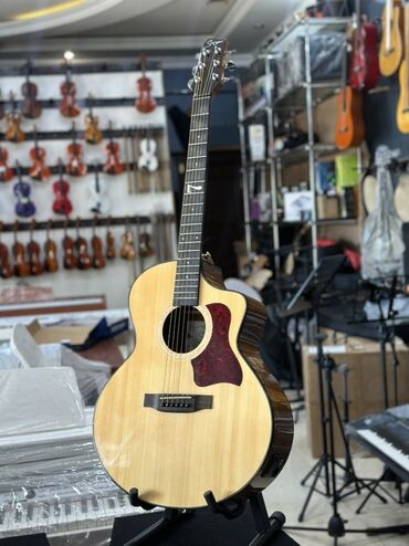 6 струнная гитара: Akustik Gitara Sniger GN-30J Əla Seslənməsi Var ekvalazerlidi