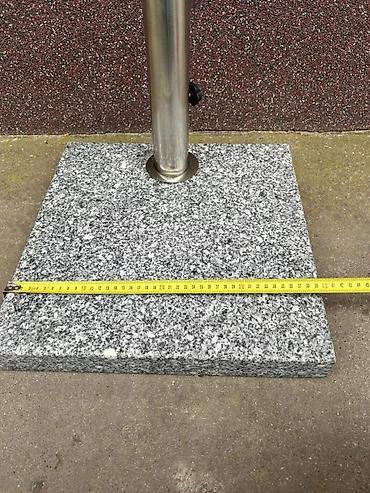 Suncobrani, tende i paviljoni: Težak granitni postolje za suncobran sa inox nosačem - Materijal — 5