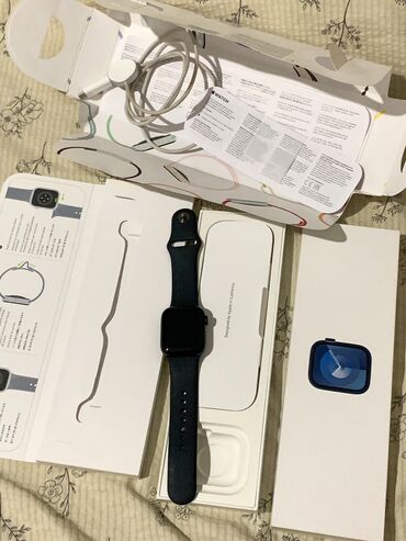 apple watch 9 цена в бишкеке: Apple Watch Series 9 (GPS) 41MM — Идеальное состояние! 2023 🔋