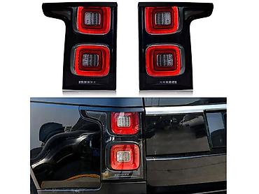 cruze diffuser: Land Rover Range Rover Vogue 2013-2017 üçün Black-Red arxa stop — 1