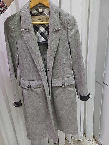 Paltolar: Palto, Burberry, M, rəng - Boz — 2