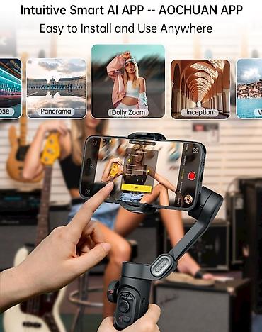 atv plus balans: Aochuan smartfon stabilizatoru (gimbal) - 3 oxlu stabilizasiya: hamar — 2