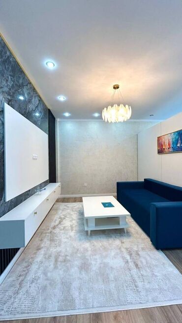 квартира нижная ала арча: 1 комната, 52 м², Элитка, 6 этаж, Дизайнерский ремонт