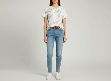 koszulki damskie z śmiesznymi nadrukami: House, T-shirt damski, rozmiar M