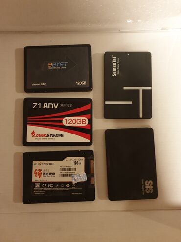 Комплектующие для ПК и ноутбуков: Накопитель, Б/у, SSD, 128 ГБ, 2.5", Для ПК