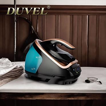 buxar utu: №: 16399 Məhsulun adı: Duvel M8 buxar generatorlu ütü, 3000 Vt, qara — 3