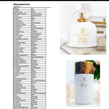 parfem i ml: Zenski parfemi, chogan, original, VEGAN, bez vode, veoma postojani 35