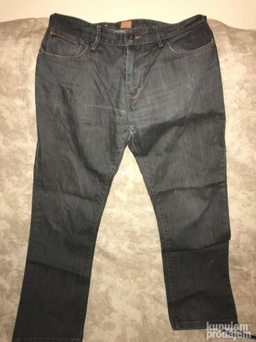 Farmerke: Original Hugo Boss Orange farmerice 33 100% cotton Siva boja — 6