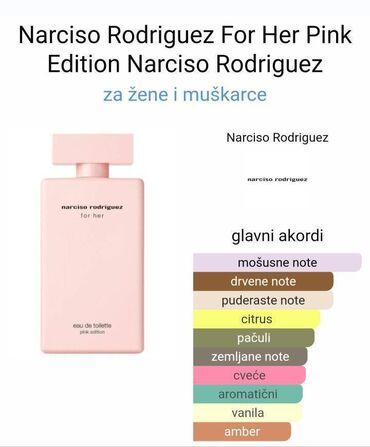 tom tailor zenski parfemi: Ženski parfem, Narciso Rodriguez, Kopija