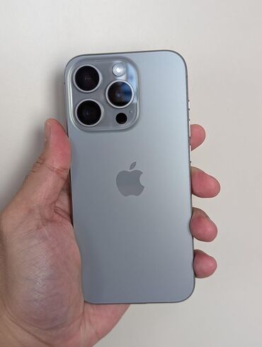 apple dubai: IPhone 15 Pro Max, 128 GB, Matte Silver, Zəmanət, Kredit, Barmaq izi