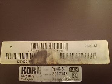 korg em3: Korg Pa4X 61 klaviş – professional aranjor sintezator Xüsusiyyətlər — 8