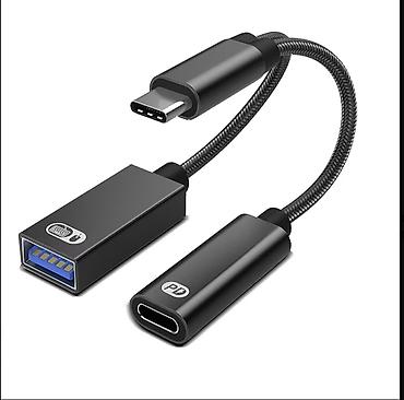 planset telefon: USB‑C 8‑i‑1 Hub Otg Adapter Qiymət 3azn-5azn-10azn Çatdırılma — 5