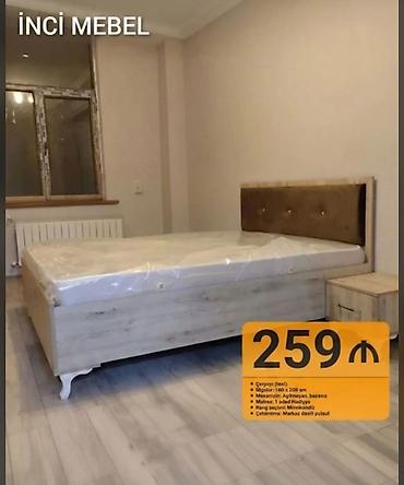 mebel satışı: Yataq dəsti – İnci Mebel - Ölçü: 160 x 200 sm - Karkas: İst (gerpon) — 1