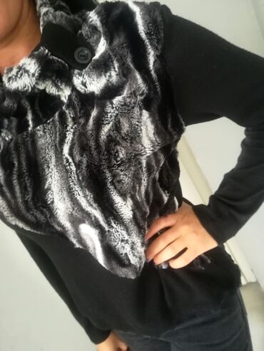 Bluze: S (EU 36), Jednobojni, bоја - Crna — 8