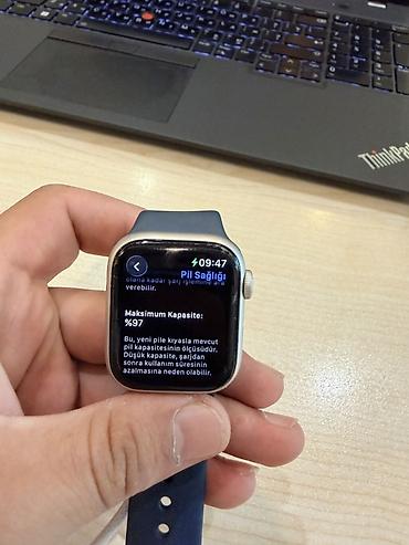 apple magsafe: Apple Watch 9 series 41 mm, GPS Əla vəziyyətdədir karobka açılışı ilə — 3