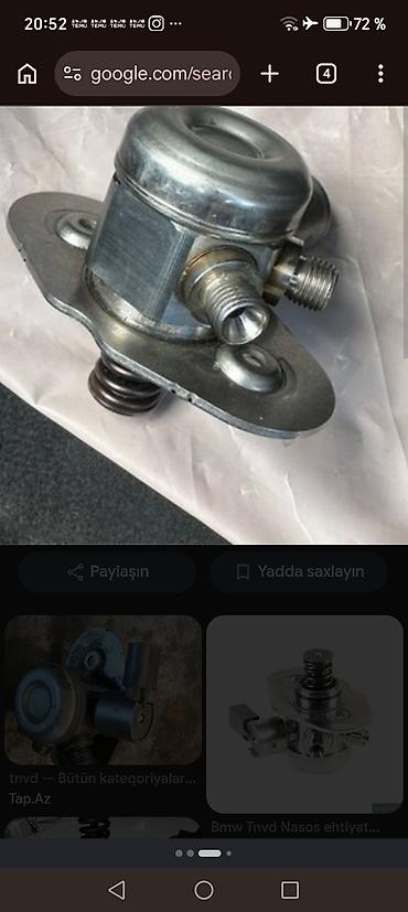 f80 bmw: BMW yüksək təzyiqli yanacaq nasosunun (HPFP/TNVD) modulu - Təyinat — 1