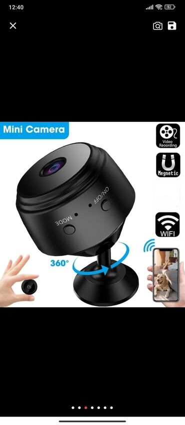 mini camera 69 azn: ✔️salam. Sizə keyfiyyətli məhsul təqdim edirik. ✔️kamera haqqında