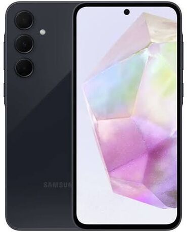 купить новый телефон: Samsung Galaxy A35, Б/у, 256 ГБ, цвет - Черный, 1 SIM