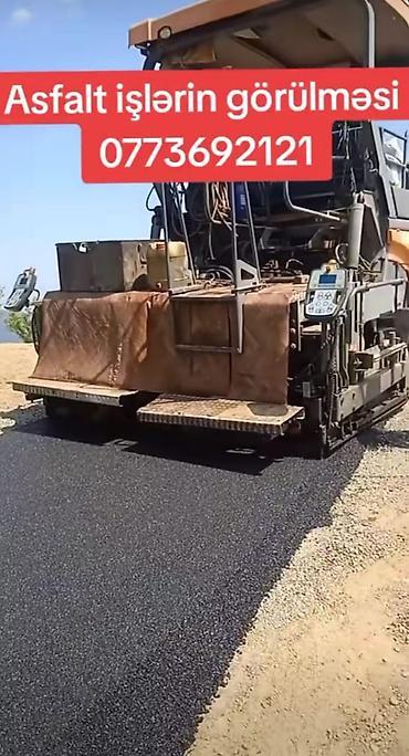 Döşəmə işləri: Xidmət: Asfalt işləri Təsvir: - Hər növ asfaltlanma işləri: həyət və — 1