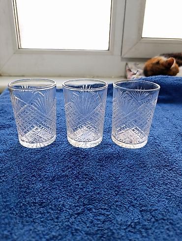 Наборы посуды: Набор столового стекла/хрусталя с гранёной и резной декорировкой — 6