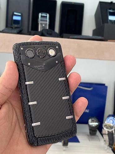 işdənmiş telefonlar: Vertu Quest Carbon Ceramika Black Orginal islenmisdi ideal — 3