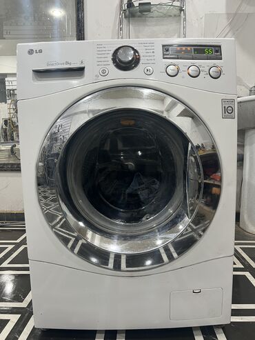 продать стиральную машину: Кир жуучу машина LG, Колдонулган, Автомат, 9 кг чейин, Толук өлчөм