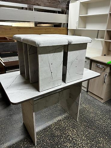 Кухонные столы и стулья: Кухонный стол и стул, Новый — 7