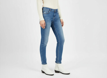 Jeansy: Terranova, Jeansy damskie, rozmiar S