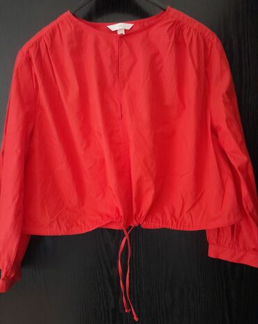 kaput m: H&M, L (EU 40), Cotton, color - Red