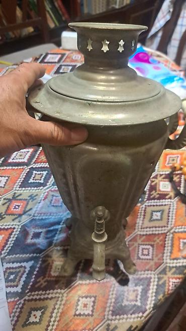 samovar 10 litre: Məhsul: Metal samovar (elektrikli TEN-li) Təsvir: - Klassik formaya — 1