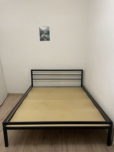 кравать для детей: Эки кишилик керебет, Колдонулган, Without a mattress, Темир, узуну - 200 см
