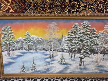 скупка перфоратор: Картина «Зимний пейзаж» в раме + настенные 1.10м на 0.6м. часы с