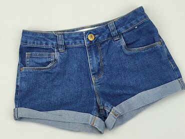 spodenki imitacja skóry: Шорти, DenimCo, 11 р., 140/146, стан - Дуже гарний