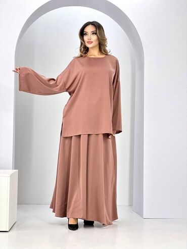 хиджаб платья: Повседневное платье, Турция, Лето, Длинная модель, Штапель, Оверсайз, XS (EU 34), S (EU 36), M (EU 38)