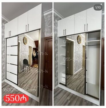 шкаф со столом: Yeni, 2 qapılı Düz dolab, Şifonyer