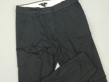 spodnie dresy szare: Material trousers, H&M, XS (EU 34), condition - Very good