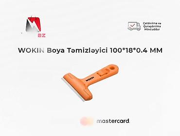 Шпатели: WOKIN Boya Təmizləyici 100*18*0.4 MMTexniki Göstəricilər: 🔹 Ölçü — 1