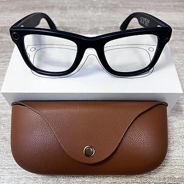 очки видео: Умные очки Smart Glasses в классической оправе Wayfarer. Особенности — 1