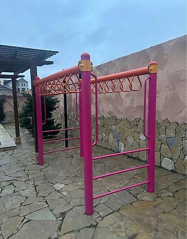 turnik satisi: Uşaq meydançası üçün metal “monkey bar” turnik kompleksi 350 AZN — 1