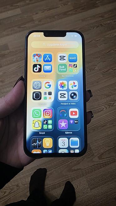 dubayski iphone haqqinda melumat: IPhone 13, 128 GB, Qara, Face ID — 6