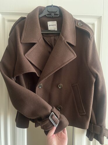givenchy l interdit qiymeti sabina: Palto, Bershka, L (EU 40), rəng - Qəhvəyi